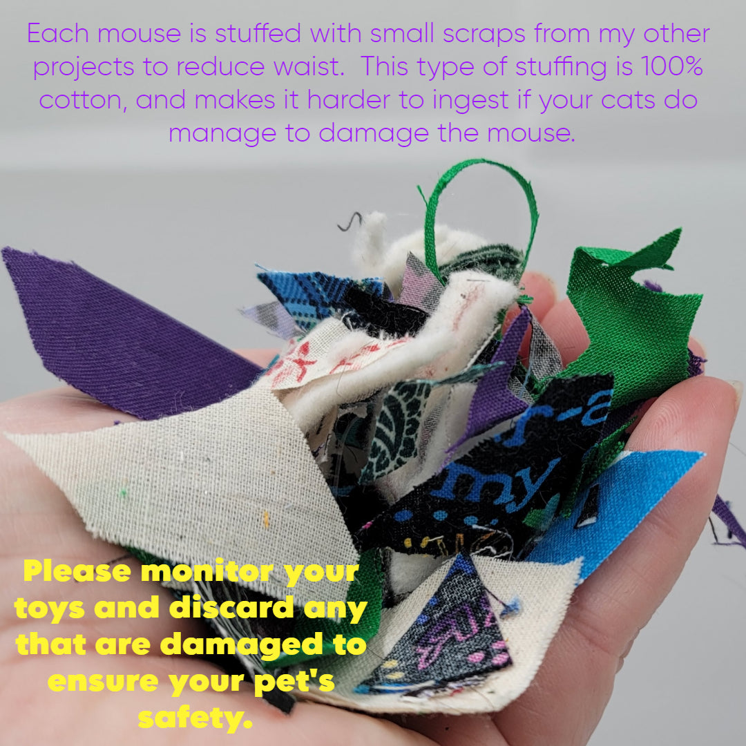 Scrappy Catnip Mice (set of 3)